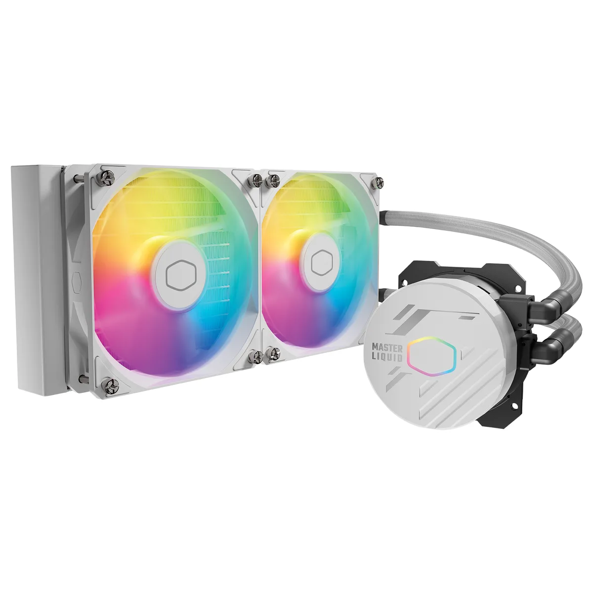 Cooler Master Cooler Master MLW-D24M-A18PZ-RW MasterLiquid 240L Core White 240mm liquid cooler — product photo
