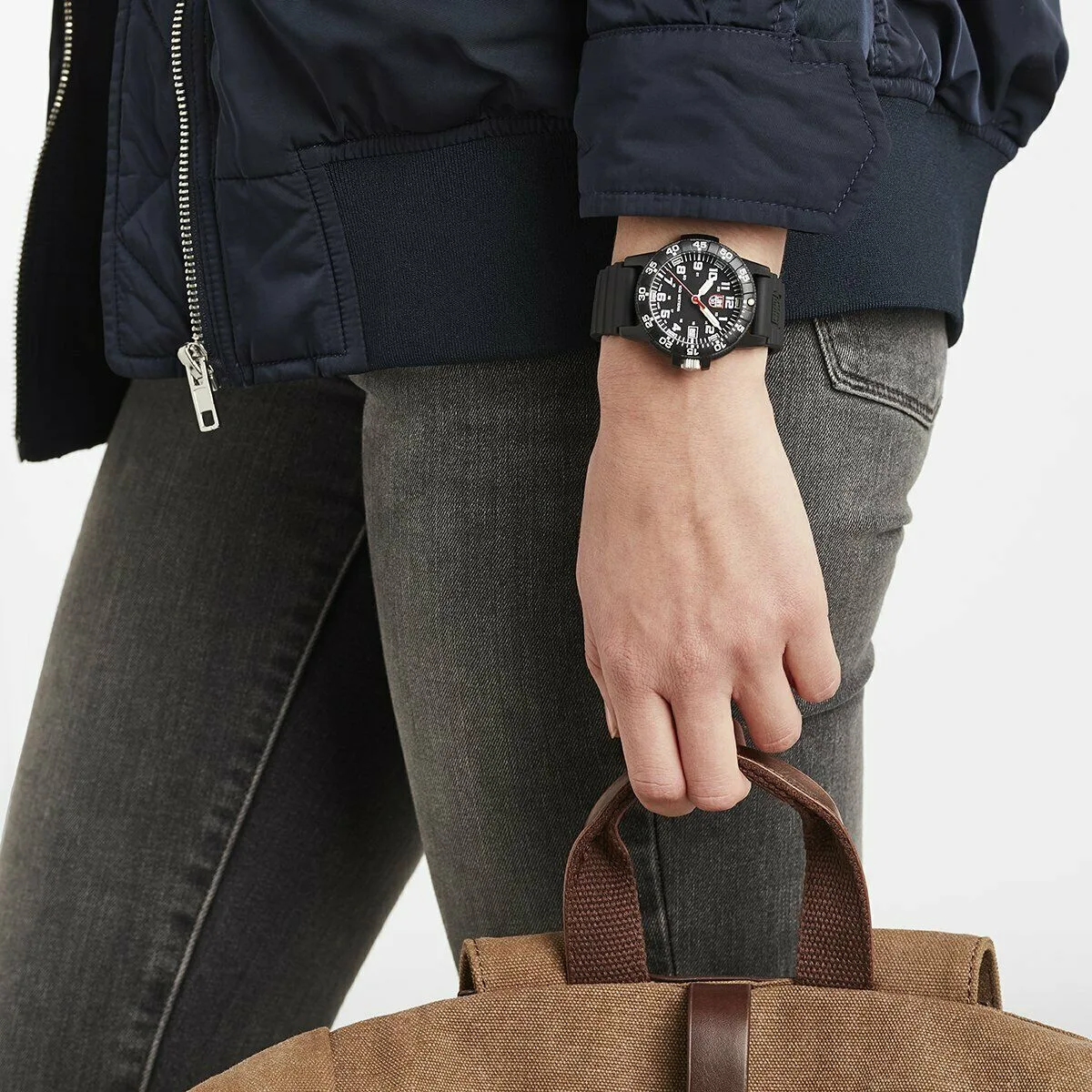 Luminox Luminox Leatherback Sea Turtle XS.0301.L 39 mm Black Silicone Quartz Watch — product photo
