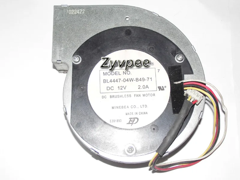 Zyvpee Zyvpee BL4447-04W-B49-71 110mm blower case fan — 商品写真