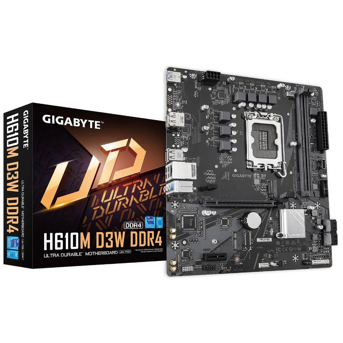 GIGABYTE GIGABYTE H610M D3W DDR4 LGA 1700 Intel motherboard — photo du produit