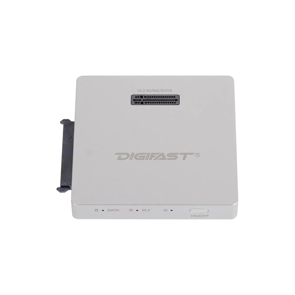 Digifast Digifast DX3 M.2 SATA / 2.5" SATA SSD Docking Base Silver — fotografia produktu