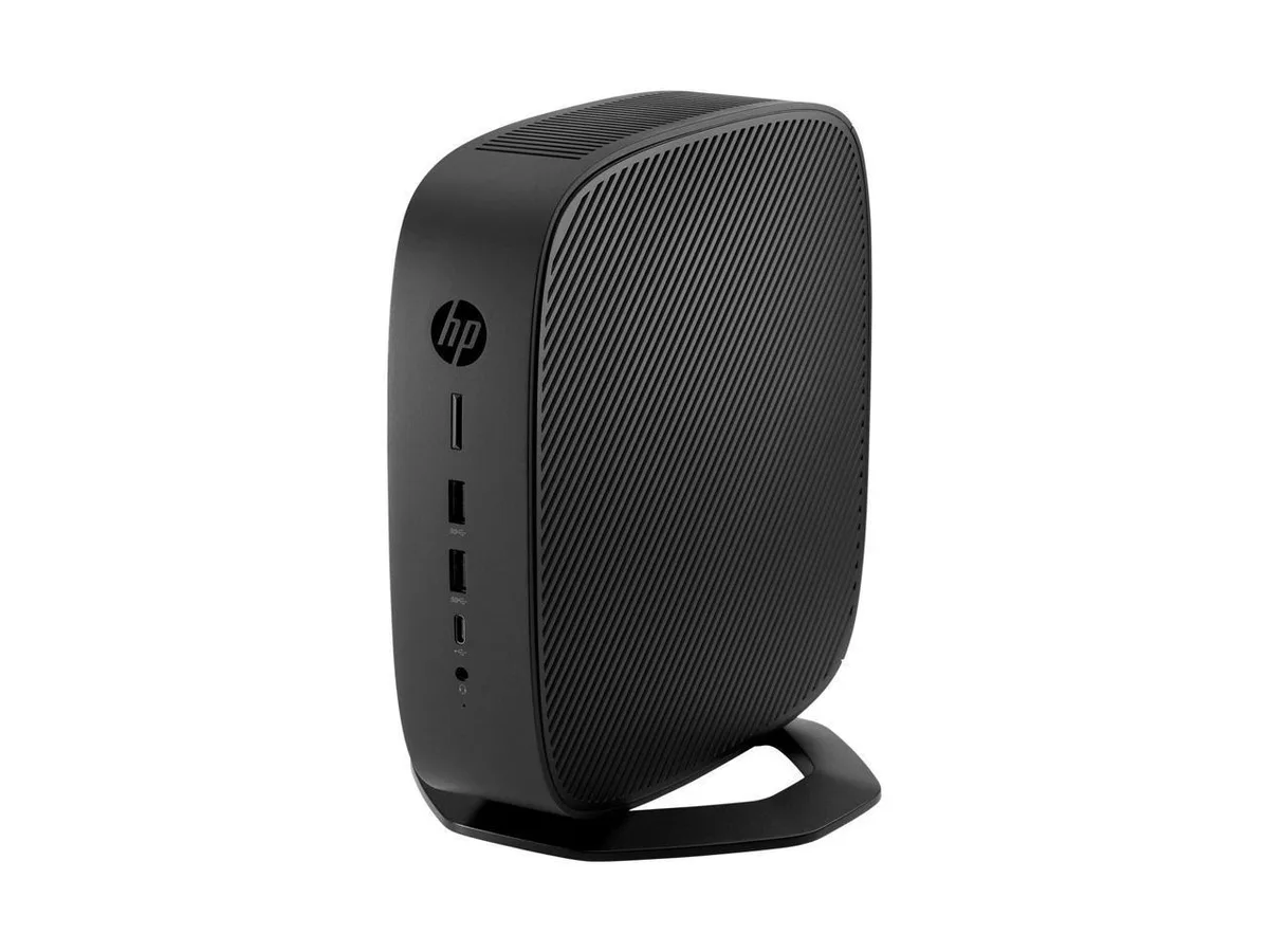 HP HP t740 Thin Client AMD Ryzen V1756B 3.25GHz 8GB 32GB AI edge system — product photo
