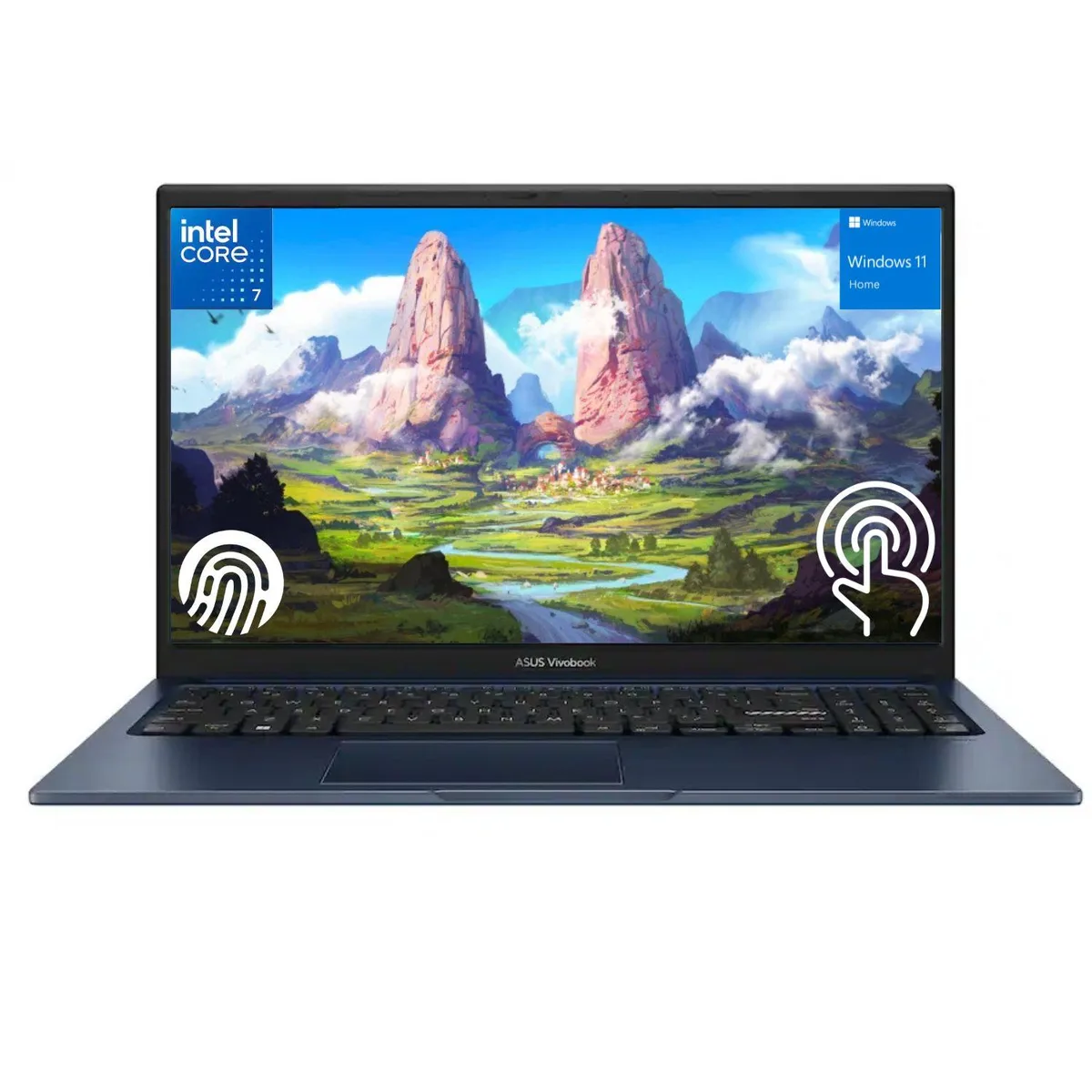 ASUS ASUS Vivobook 15 laptop Intel Core 7 150U 16GB DDR5 1TB SSD 15.6 FHD touchscreen Blue — product photo