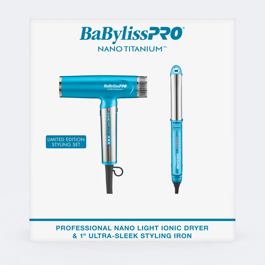 Babyliss Pro Babyliss Pro BNTPP94 dryer and 1" styling iron set — product photo