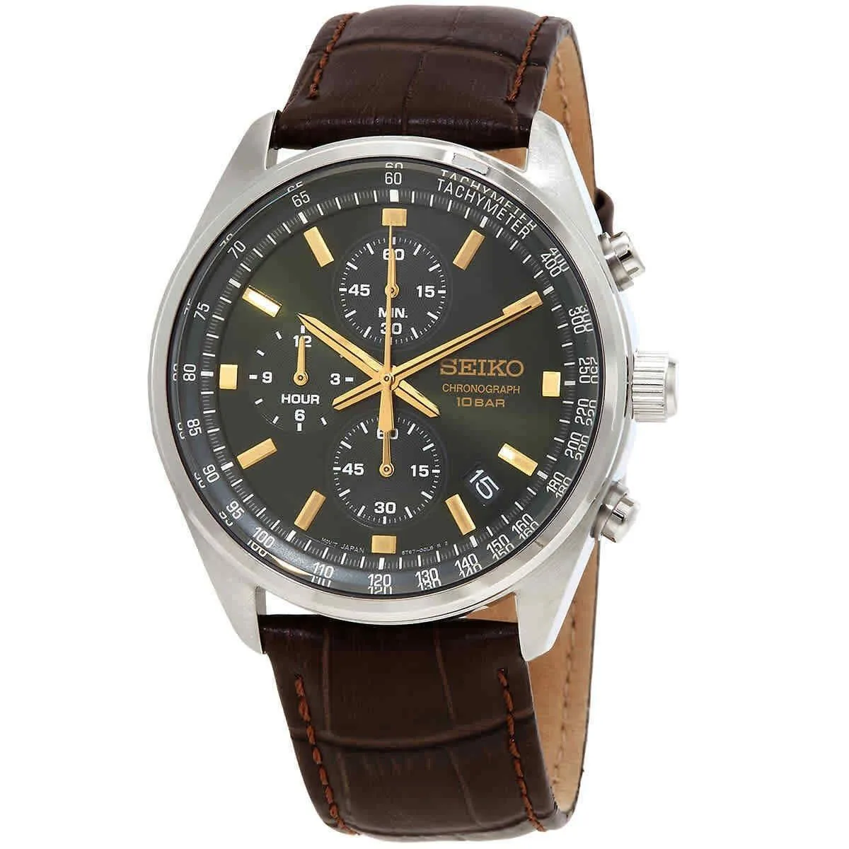 Seiko Seiko SSB385P1 Chronograph Quartz Green Dial 41mm 100m Watch — fotografia produsului