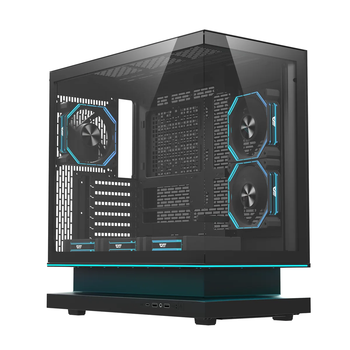 darkFlash darkFlash DF-F1A-BK-6F PC case — product photo