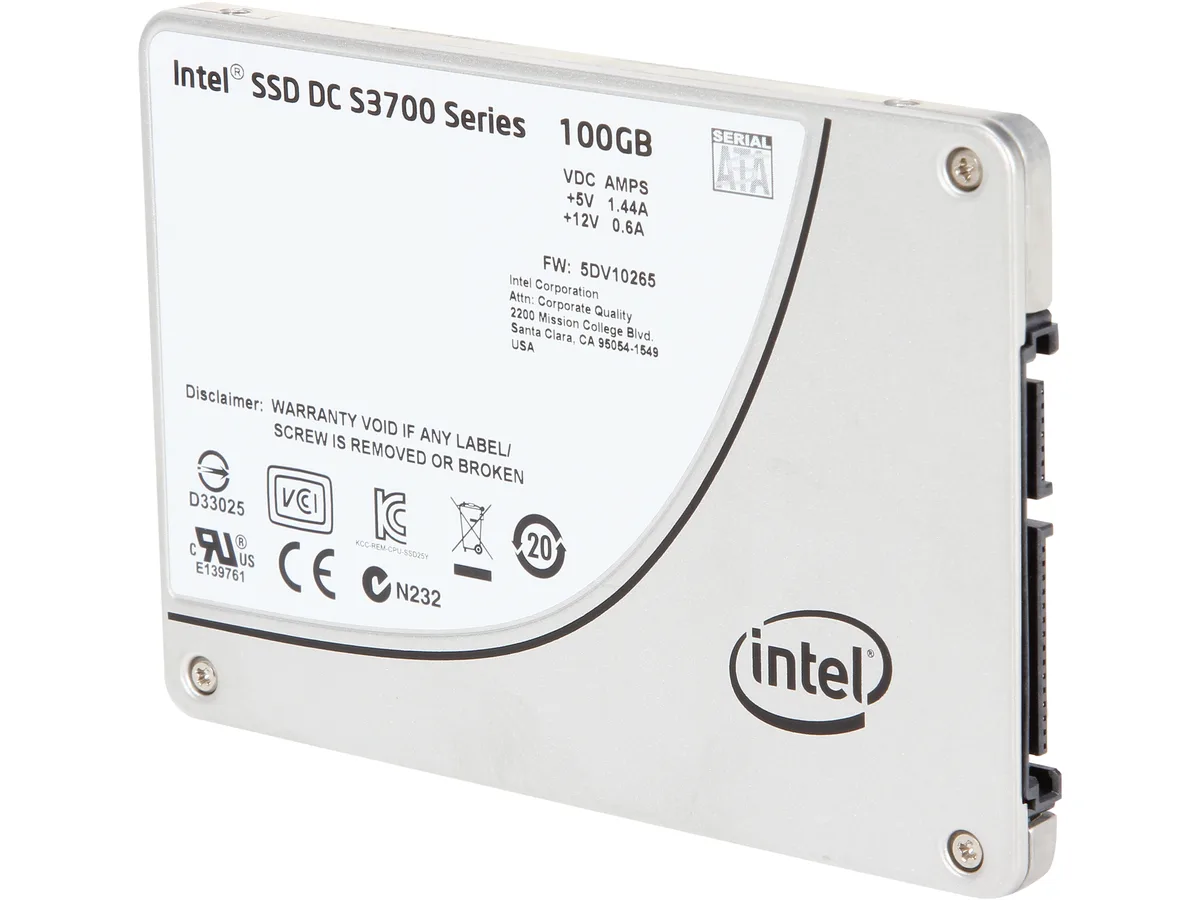 Intel Intel DC S3700 2.5" 100GB SATA Internal SSD SSDSC2BA100G301 — product photo