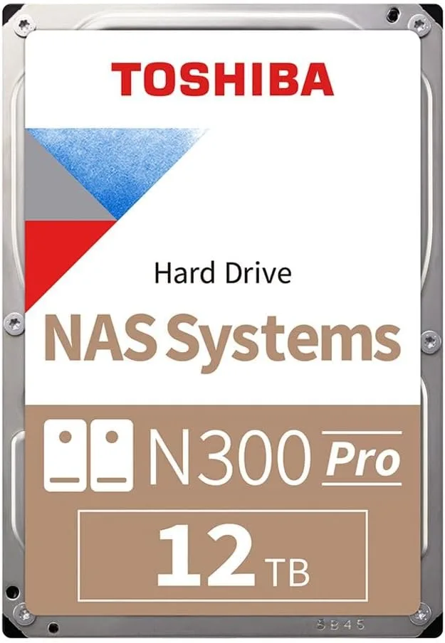 Toshiba Toshiba N300 Pro 12TB 3.5" 7200 RPM 512MB Cache SATA 6.0Gb/s HDWG51CUZSVB — 제품 사진