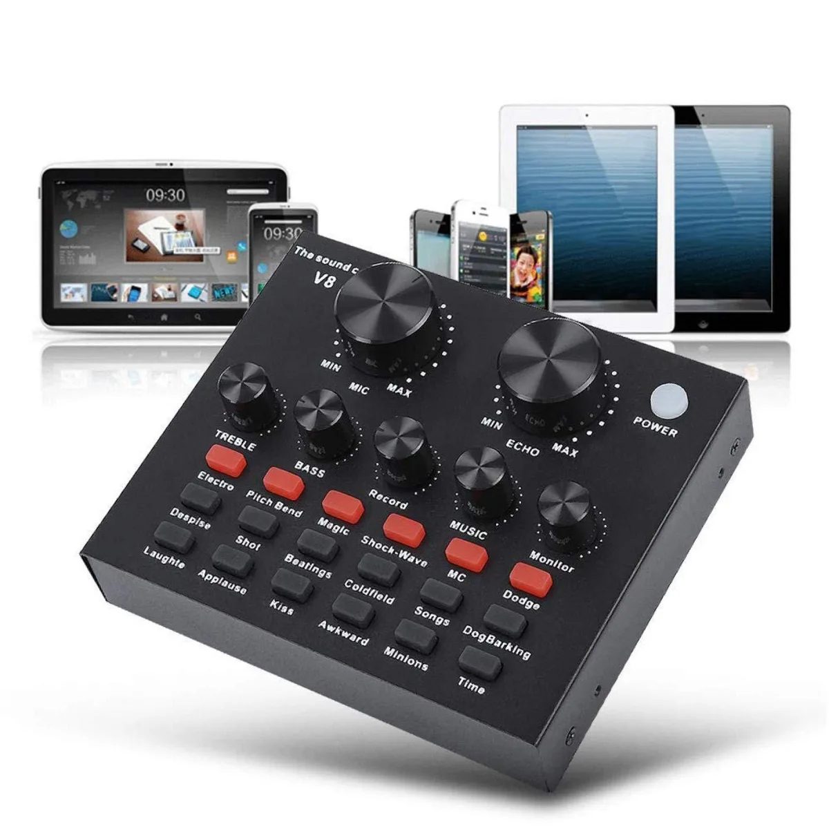 Xiaokeis 16508823665168 V8 Live Sound Card Accessory — ภาพสินค้า