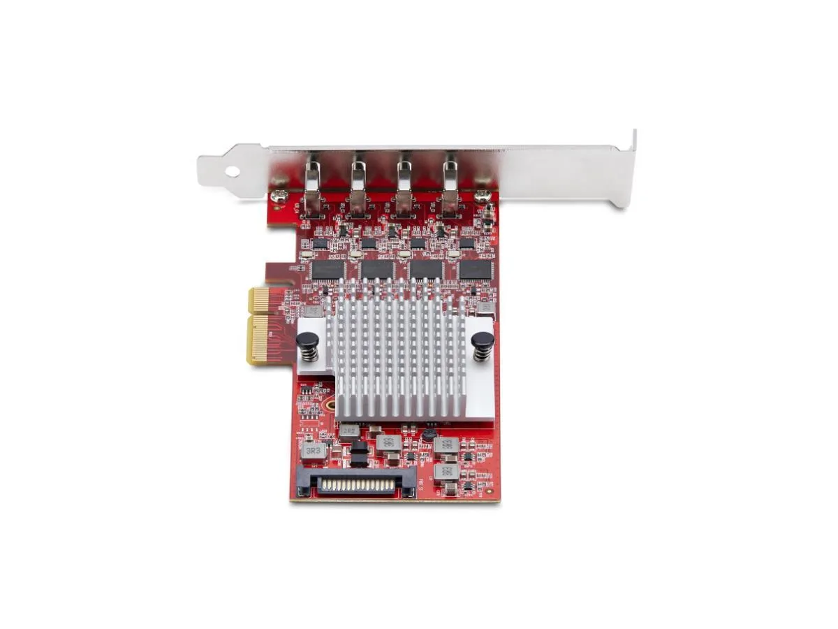 STARTECH STARTECH P10Q4C-USB-CARD 4-port USB 3.2 10Gbps PCIe 3.0 expansion card — foto produk