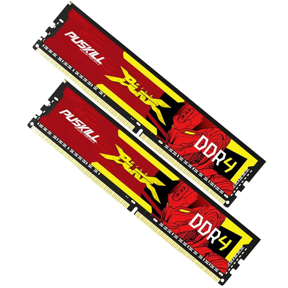 PUSKILL PUSKILL 16GB (2x8GB) DDR4 2666MHz CL19 1.2V Black UDIMM desktop RAM — fotografia produktu