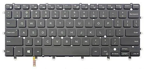 NDLIULEI NDLIULEI Laptop Keyboard for Dell Inspiron 15 7547 7548 7558 7568 US Backlit Black — product photo