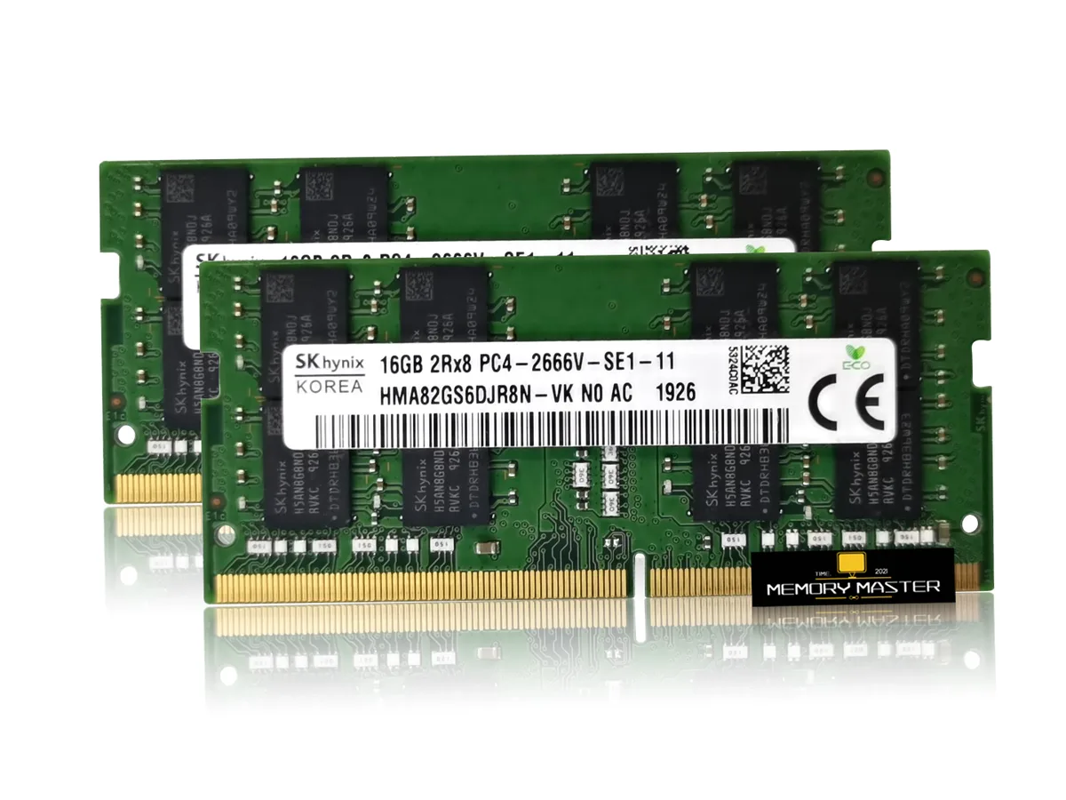 SK hynix SK hynix HMA82GS6DJR8N-VK 32GB (2x16GB) DDR4-2666 CL19 laptop RAM — снимка на продукта