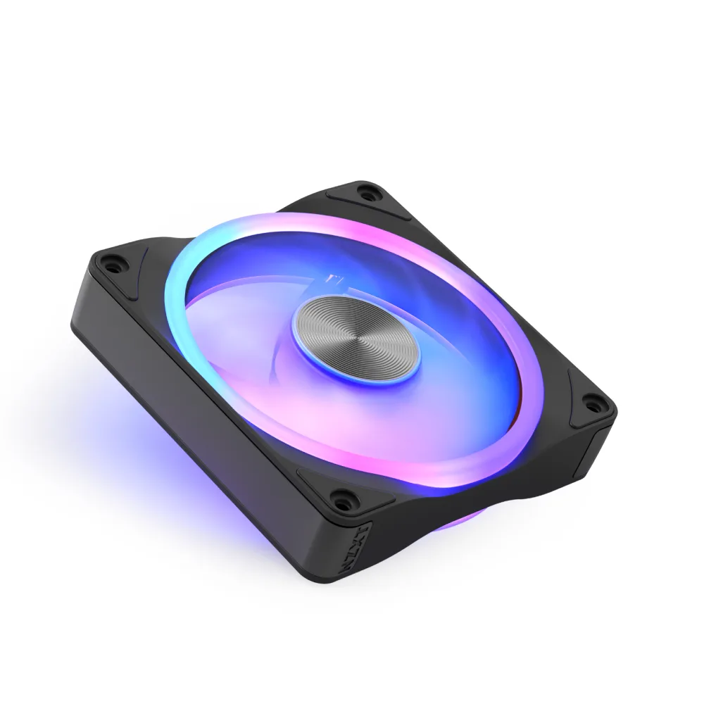 NZXT NZXT RF-E12US-BA 120mm case fan 11 blades 32 RGB 500-2250 RPM 60 CFM 2.4 mmH2O 32.2 dBA — תמונת המוצר