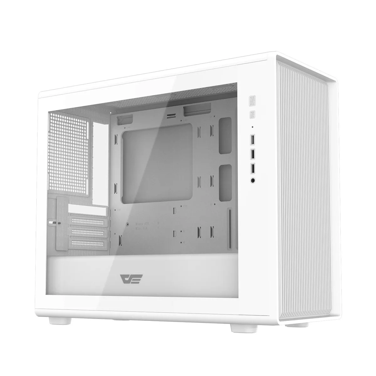 darkFlash darkFlash DB460M Micro ATX PC Case White — product photo