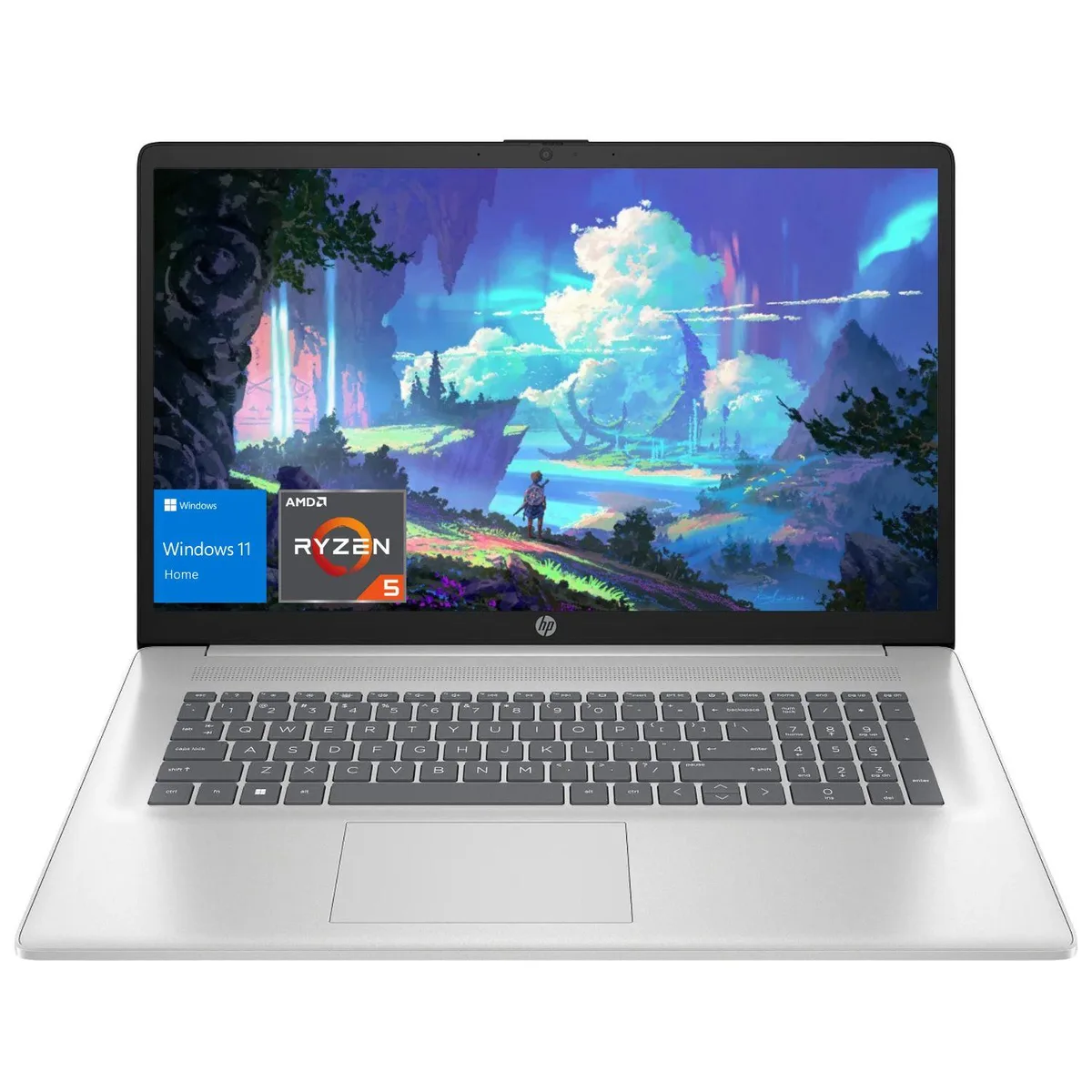 HP HP 17.3 laptop AMD Ryzen 5 7430U 8GB DDR4 512GB — product photo