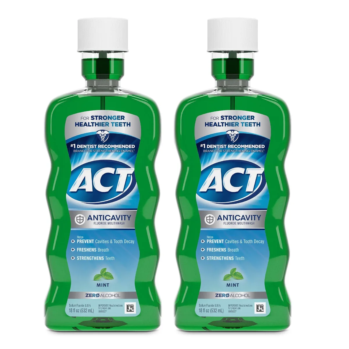 Waterpik ACT Mint Mouthwash 937432 18 fl oz 2 pk — produkto nuotrauka