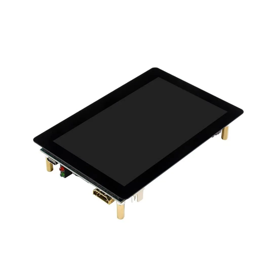 LORDWORLD LORDWORLD 5" Touch Screen Expansion Base for CM4, Gigabit Ethernet, PoE Header — produktfoto