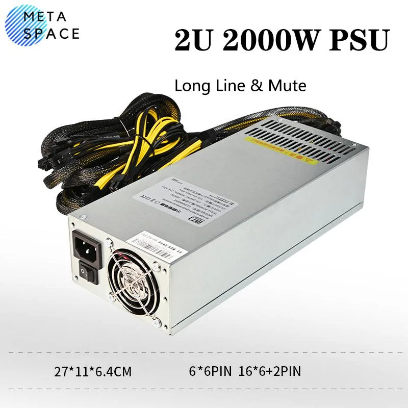 AFRNDK AFRNDK 2000W 12V server power supply 2U single-channel wind cooling — ภาพสินค้า