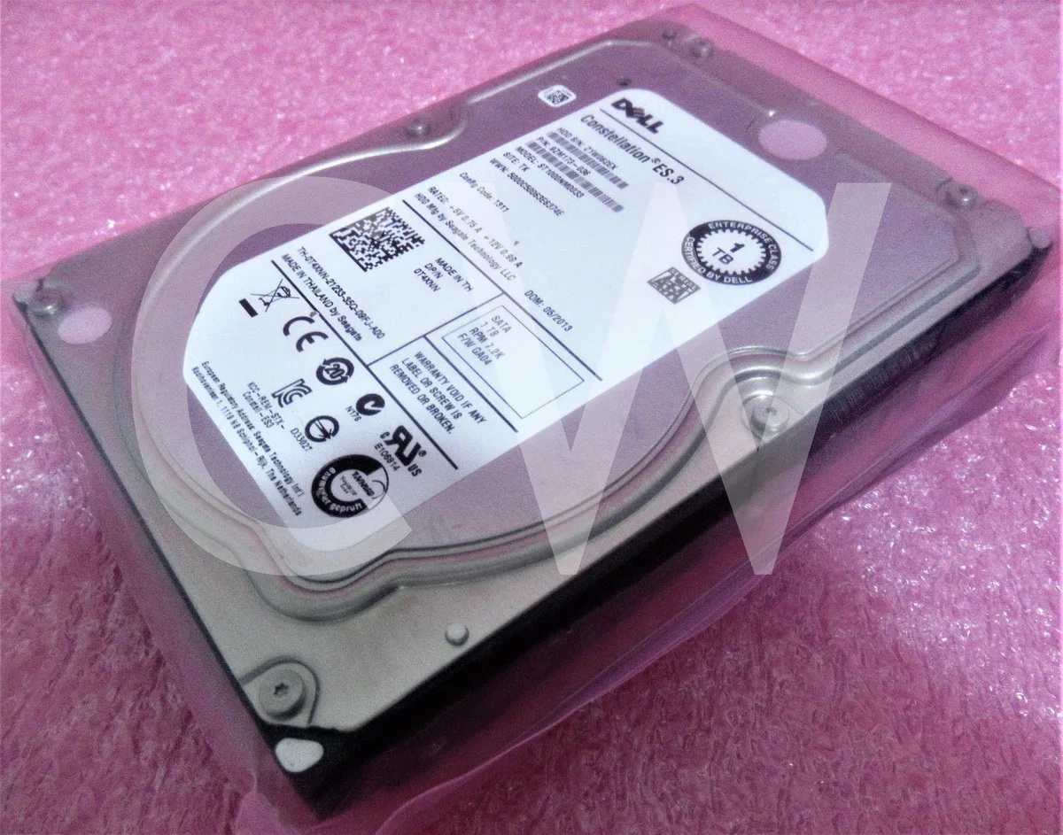 DELL DELL ST1000NM0033 Constellation ES.3 1TB 7200RPM 128MB 3.5" SATA internal hard drive — 商品写真