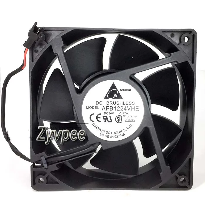 Zyvpee Zyvpee AFB1224VHE 120mm 38mm 24V 0.57A 2-pin case fan — foto produk