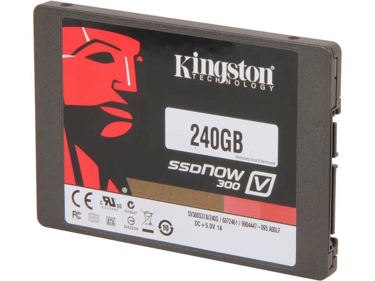 Kingston Technology Corp. Kingston Technology Corp. SV300S37A/240G 2.5" 240GB SATA internal SSD — product photo