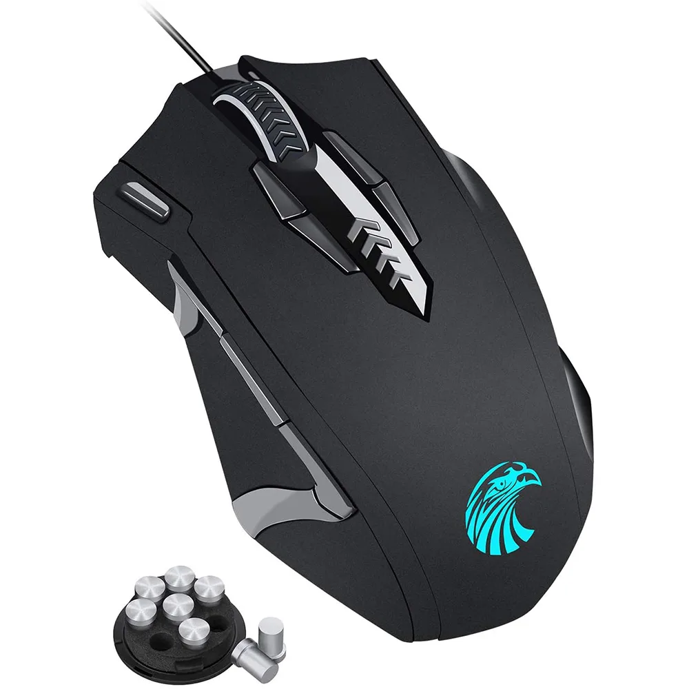 Hitoor Hitoor Gaming Mouse Wired 13 Buttons 10000 DPI Black — product photo