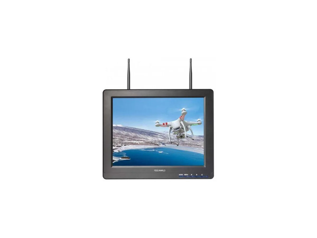 12.1 inch 4:3 FPV wireless LCD monitor with sun shade