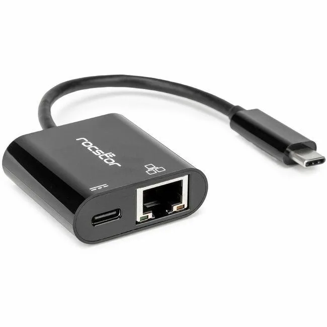 Rocstor Rocstor Y10A340-B1 USB-C Gigabit Ethernet Adapter 100W PD 3.0 — 제품 사진