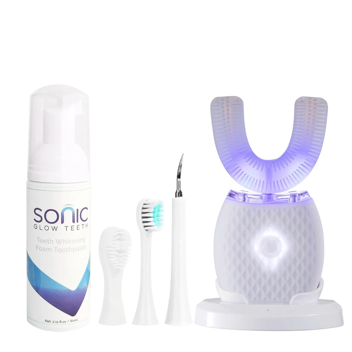  RONGCHUANG AY-681 Automatic Electric Toothbrush White — product photo