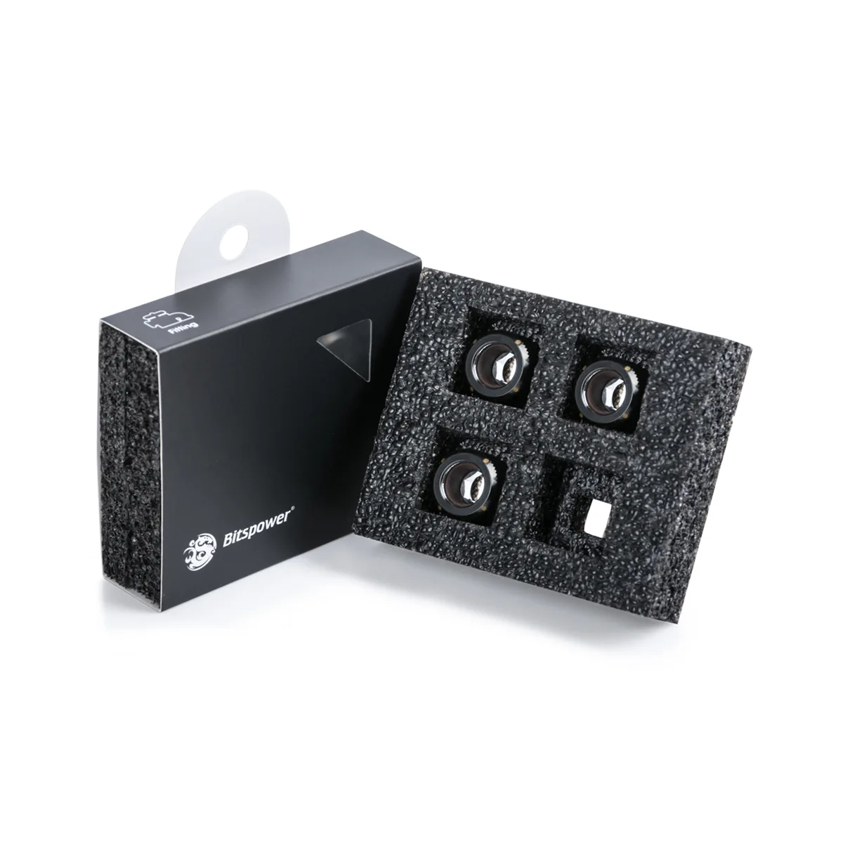 Bitspower Bitspower BP-MBEMLA12-4P G1/4" Multi-Link Fitting 12mm OD 4-pack liquid cooler — Produktfoto