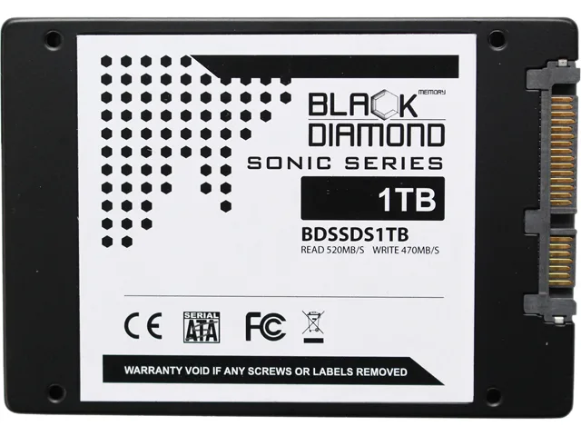 Black Diamond Memory Black Diamond Memory BDSSDS1T 1TB 2.5" SATA enterprise SSD — photo du produit