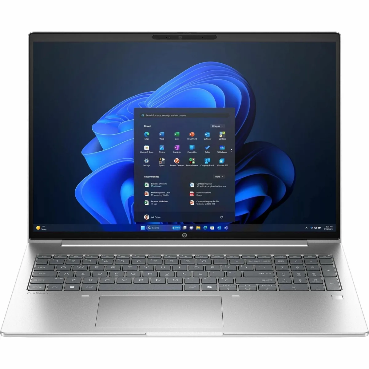 HP HP ProBook 4 G1i laptop, Core Ultra 7 255U, 16GB DDR5, 512GB NVMe, 16" FHD+ — product photo