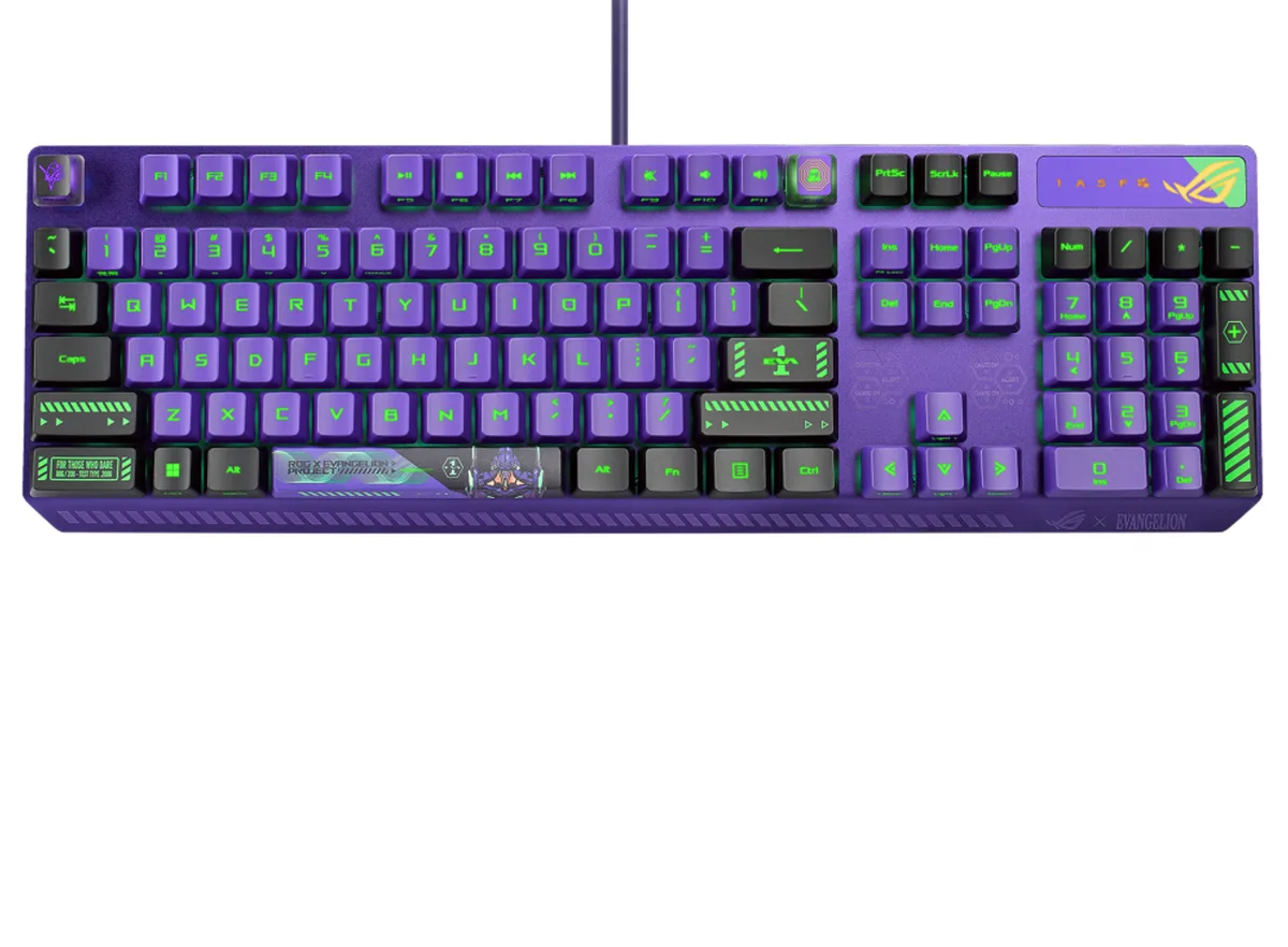 ASUS ASUS ROG Strix Scope RX EVA Edition gaming keyboard — produktfoto
