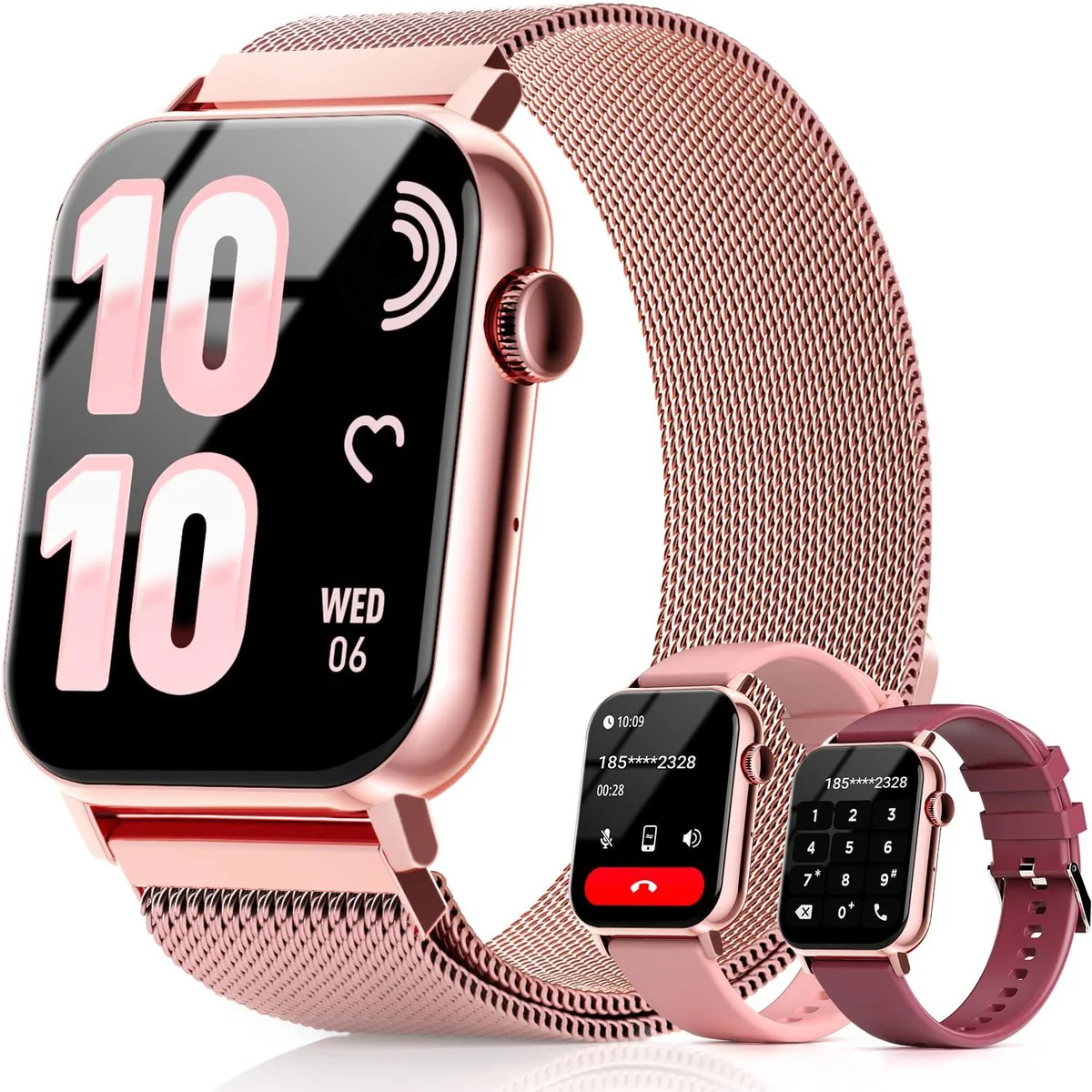 Trendia TG09C Smart Watch 1.83'' Rose Pink — fotografie produktu