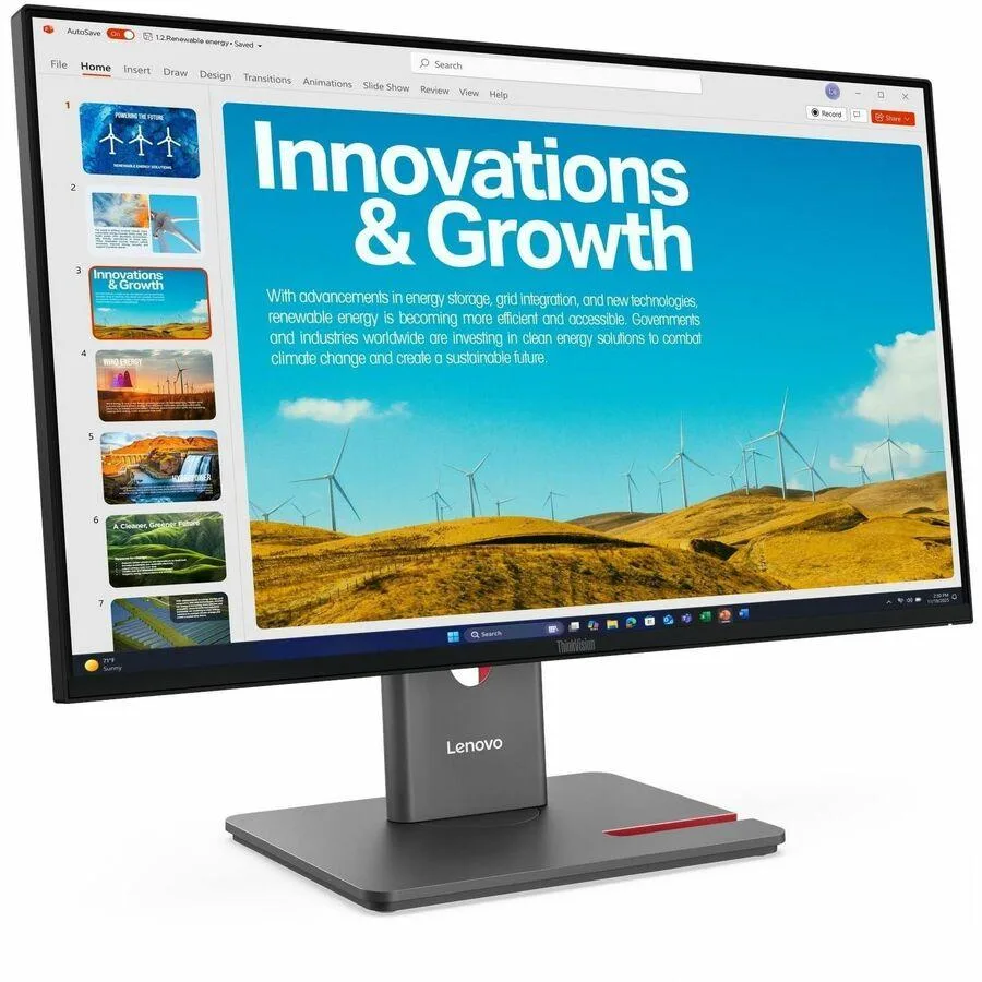 Lenovo Lenovo ThinkVision 64B1GAR1UZ 23.8 inch monitor — product photo