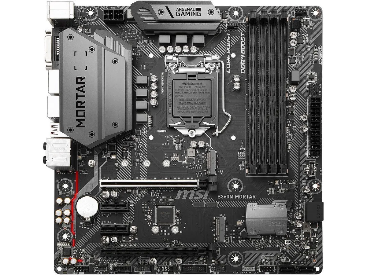MSI MSI B360M Mortar Intel motherboard — photo du produit