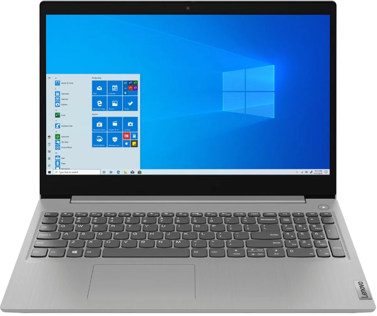 Lenovo Lenovo IdeaPad 3 15.6" HD Touchscreen laptop i5-1035G1 12GB 512GB SSD Gray — photo du produit