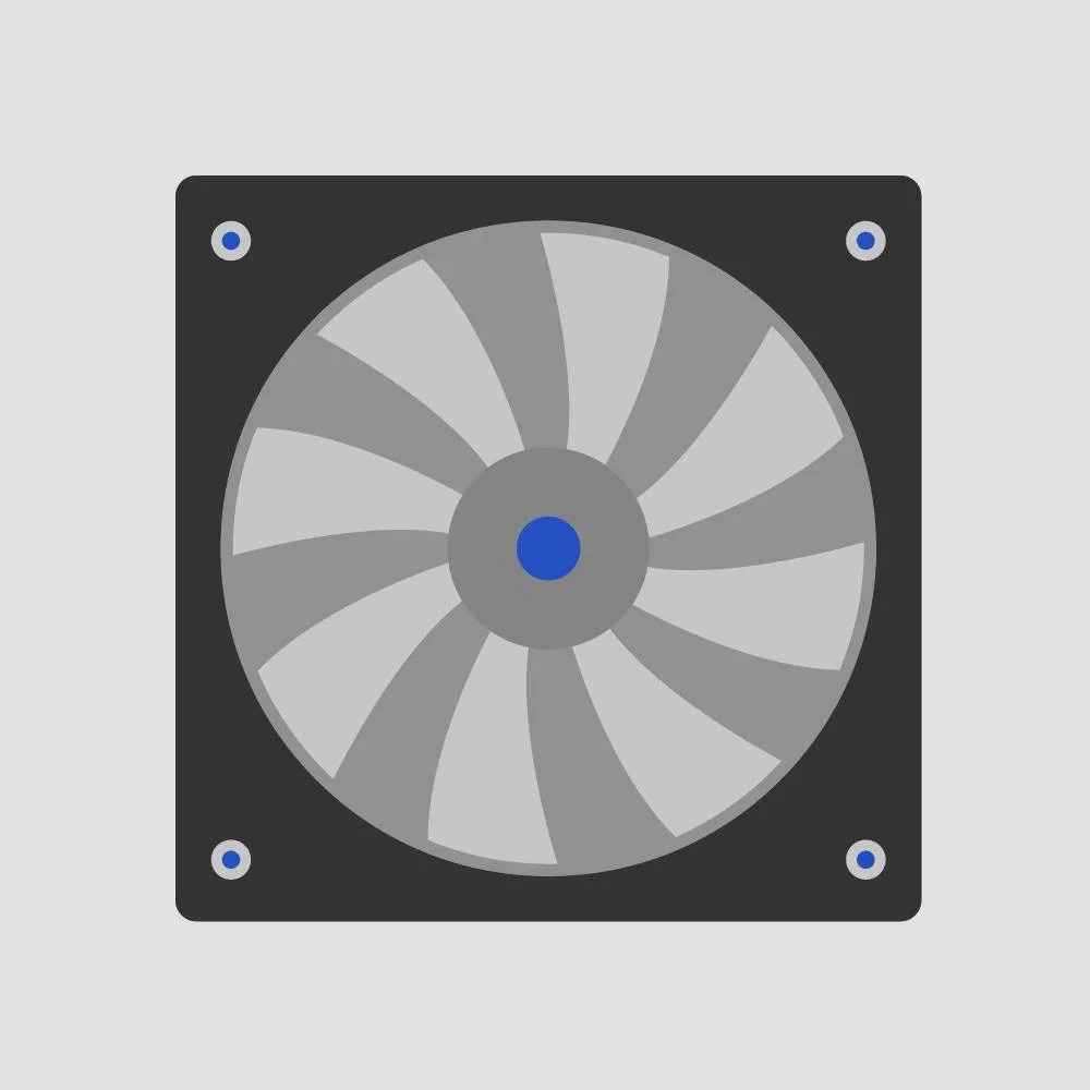 HP HP 381866-001 Processor Heatsink Fan DC7600 SFF — product photo