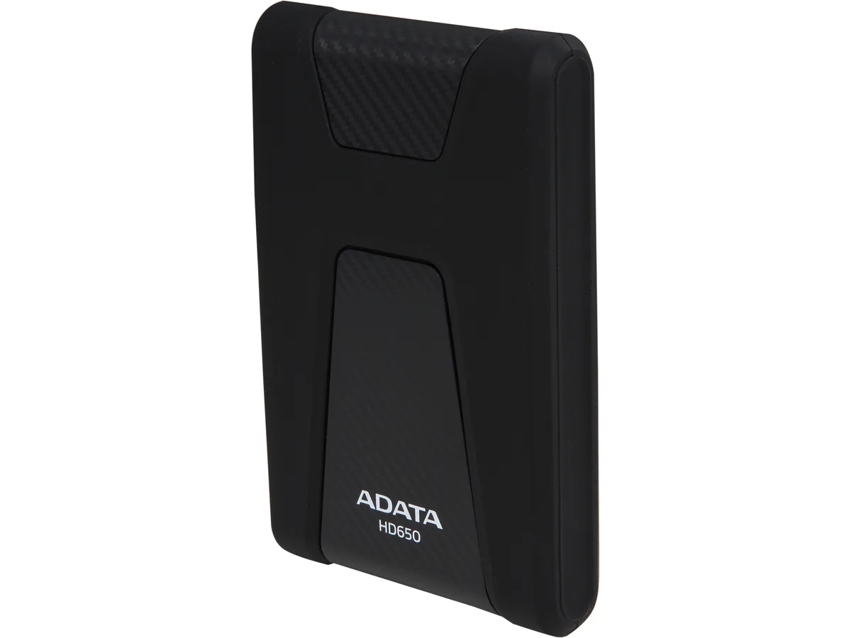 ADATA ADATA AHD650-1TU3-CBK 1TB portable hard drive — 商品写真