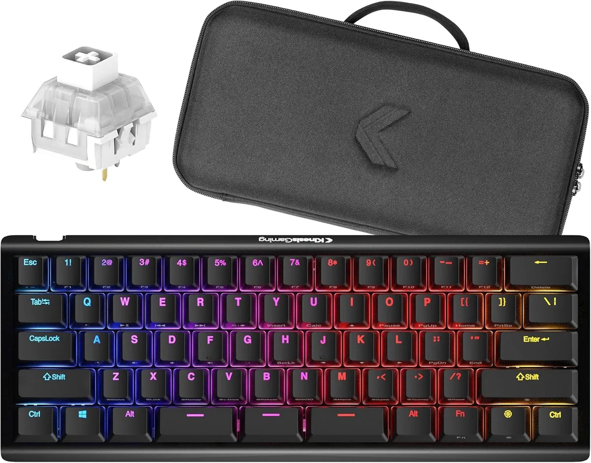 usbroway usbroway TKO Gaming Keyboard 60% Kailh Box White SF Shock Edition — toote foto