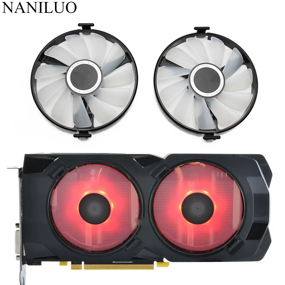 SXDOOL SXDOOL FDC10U12S9-C 92mm vga cooling fan for Radeon RX 470 480 580 — 商品照片