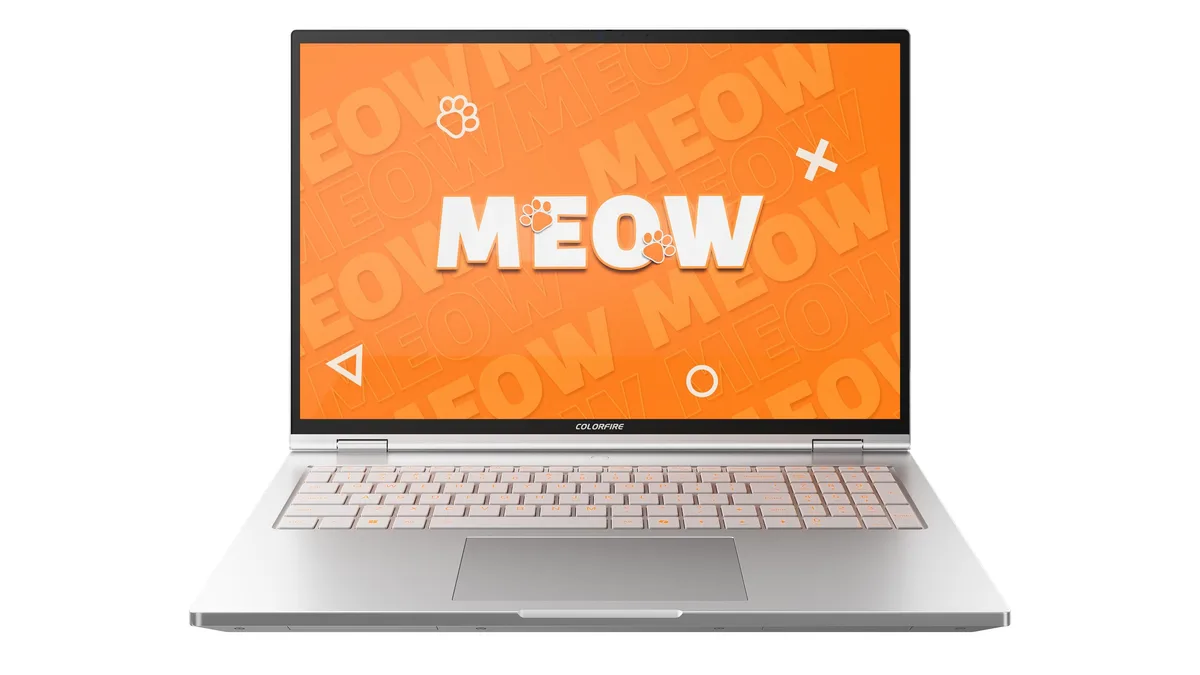 Colorfire Colorfire MEOW R16 Ultra 32GB DDR5 gaming laptop — product photo