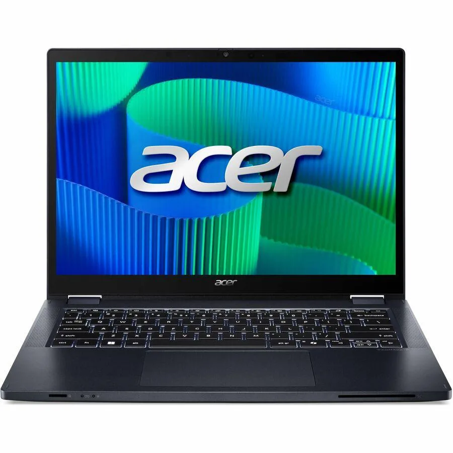 Silver 14-inch convertible laptop with touchscreen