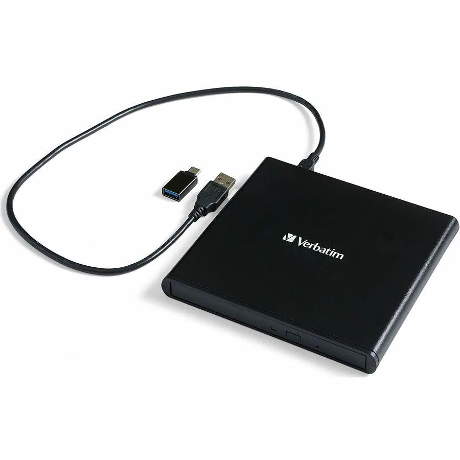 VERBATIM Verbatim 98938 Slim External CD/DVD Writer USB 2.0 — תמונת המוצר