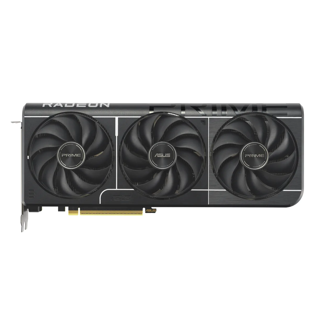 Black triple-fan ATX graphics card, 304 mm long, 2.5-slot width