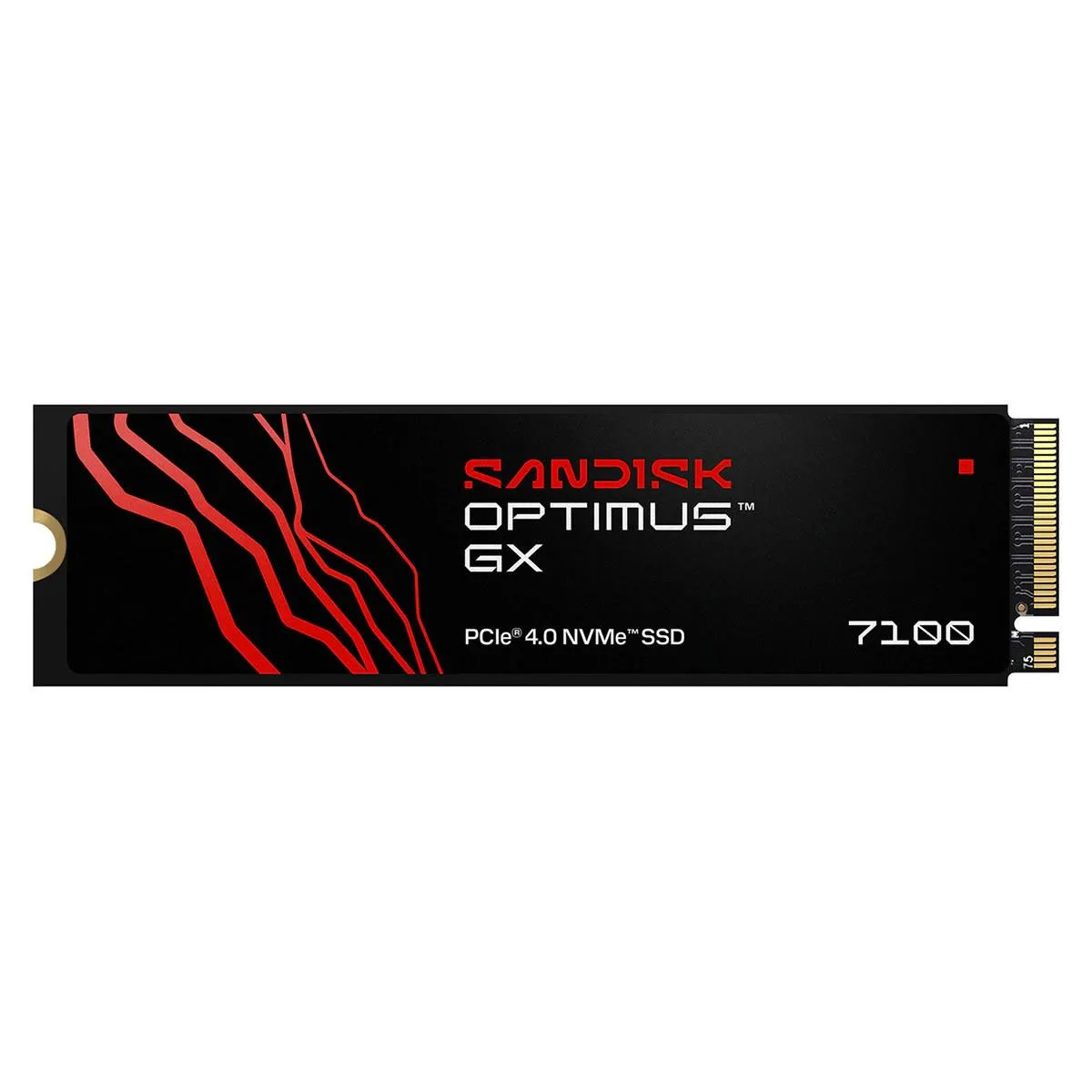 SanDisk SanDisk Optimus GX 7100 500GB M.2 2280-S3-M PCIe 4.0 x4 NVMe internal SSD SDSP71500GAN-000E0 — снимка на продукта