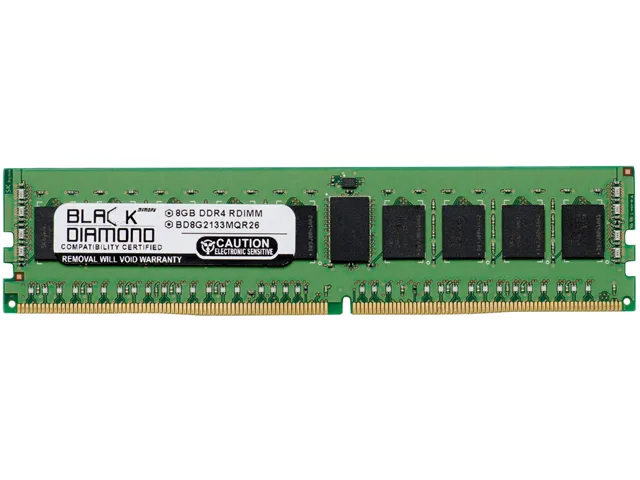 Black Diamond Memory Black Diamond Memory BD8G2133MQR26 8GB DDR4 2133 ECC Registered server RAM — product photo