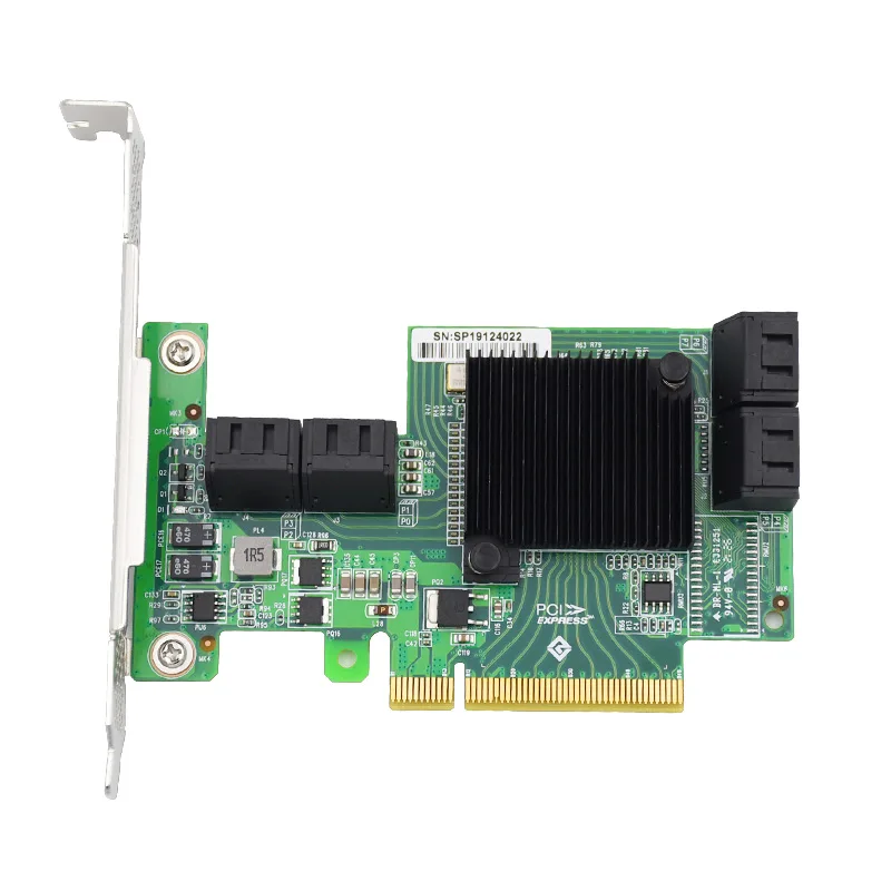 Shenzhen Lianrui Information Technology Shenzhen Lianrui Information Technology LRSA9608-8S PCIe x8 8-Port SATA 6Gb/s SAS/SATA Expansion Card — ürün fotoğrafı