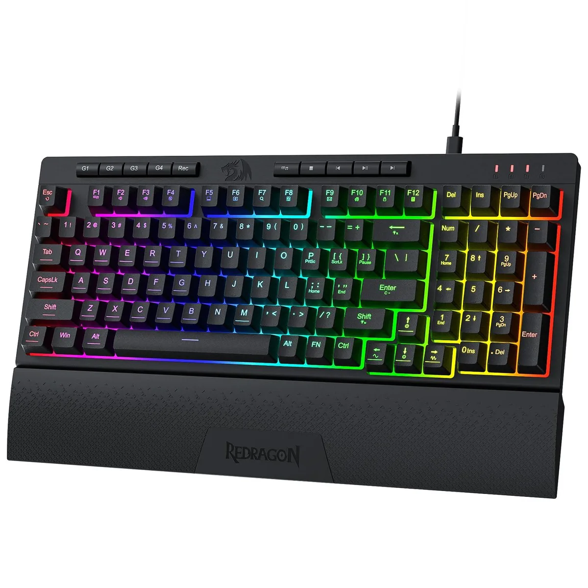 Redragon Shiva 98 K515 98-key wired RGB membrane gaming keyboard — Produktfoto